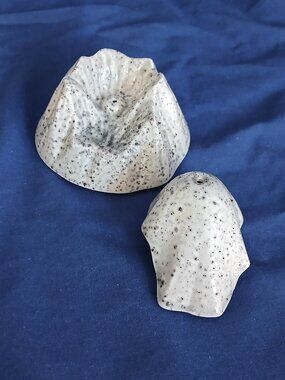 Mt St Helens 1980 Vintage Zoeller Salt n Pepper Set Genuine Ash